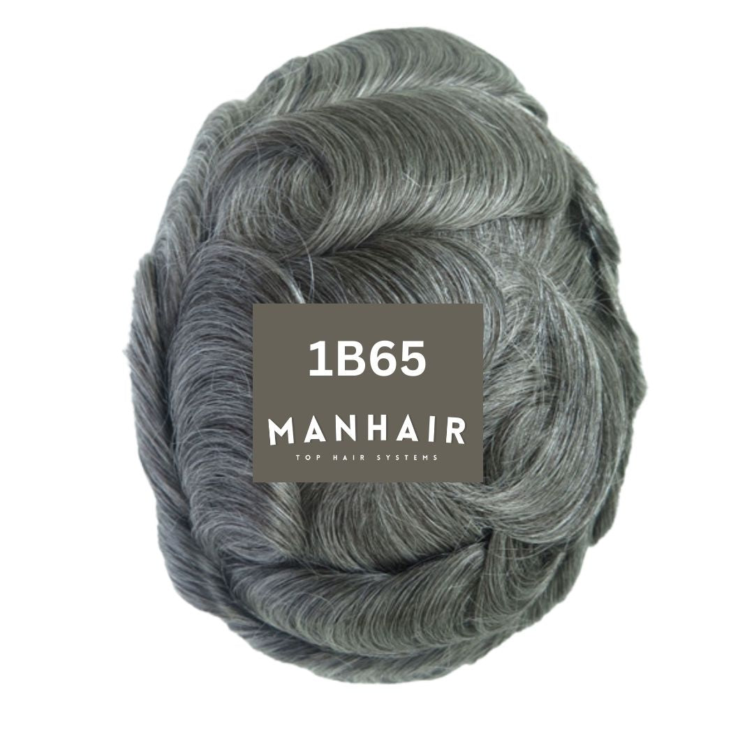 Top Hair System par natural BEN baza PU calotă bărbați păr natural