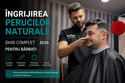 Serviciu montare calote barbati Top Hair System peruci partiale de barbati sau calote
