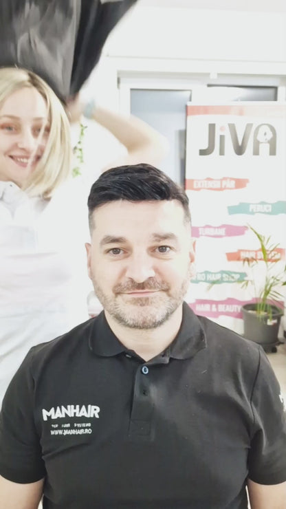 Laden Sie den ersten Leitfaden zum Tragen eines Toupet-Haarsystems, einer Perücke für Männer und Haarteile herunter